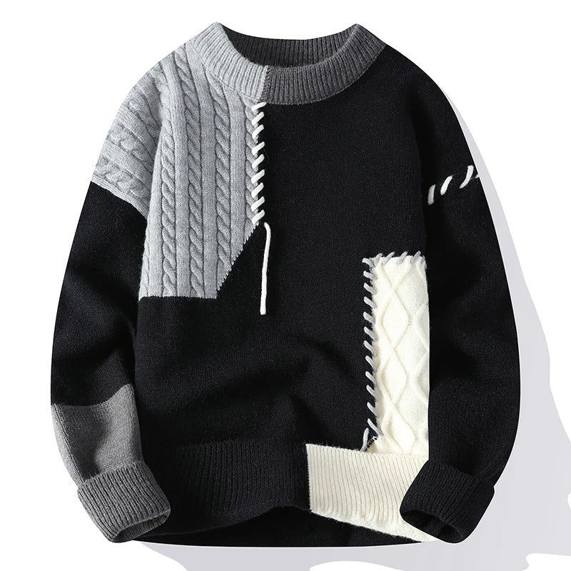 Charlie | Stylish Patchwork Vanguard Sweater