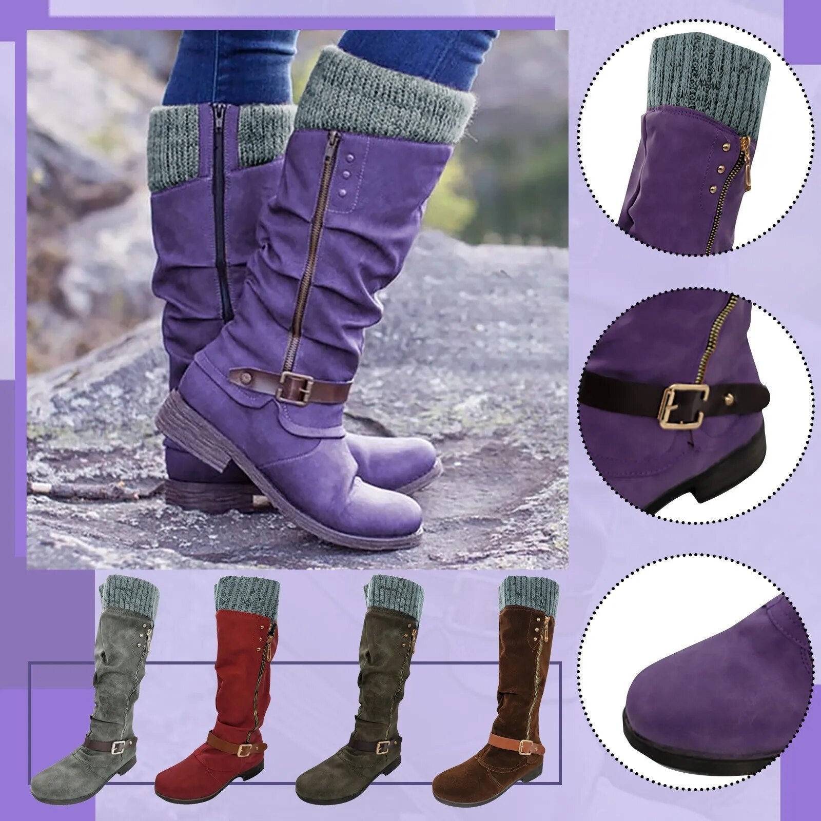 Mabel | Orthopedic Buckle Boots