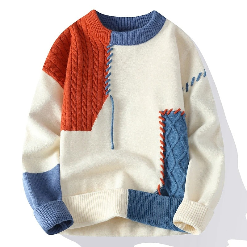 Charlie | Stylish Patchwork Vanguard Sweater