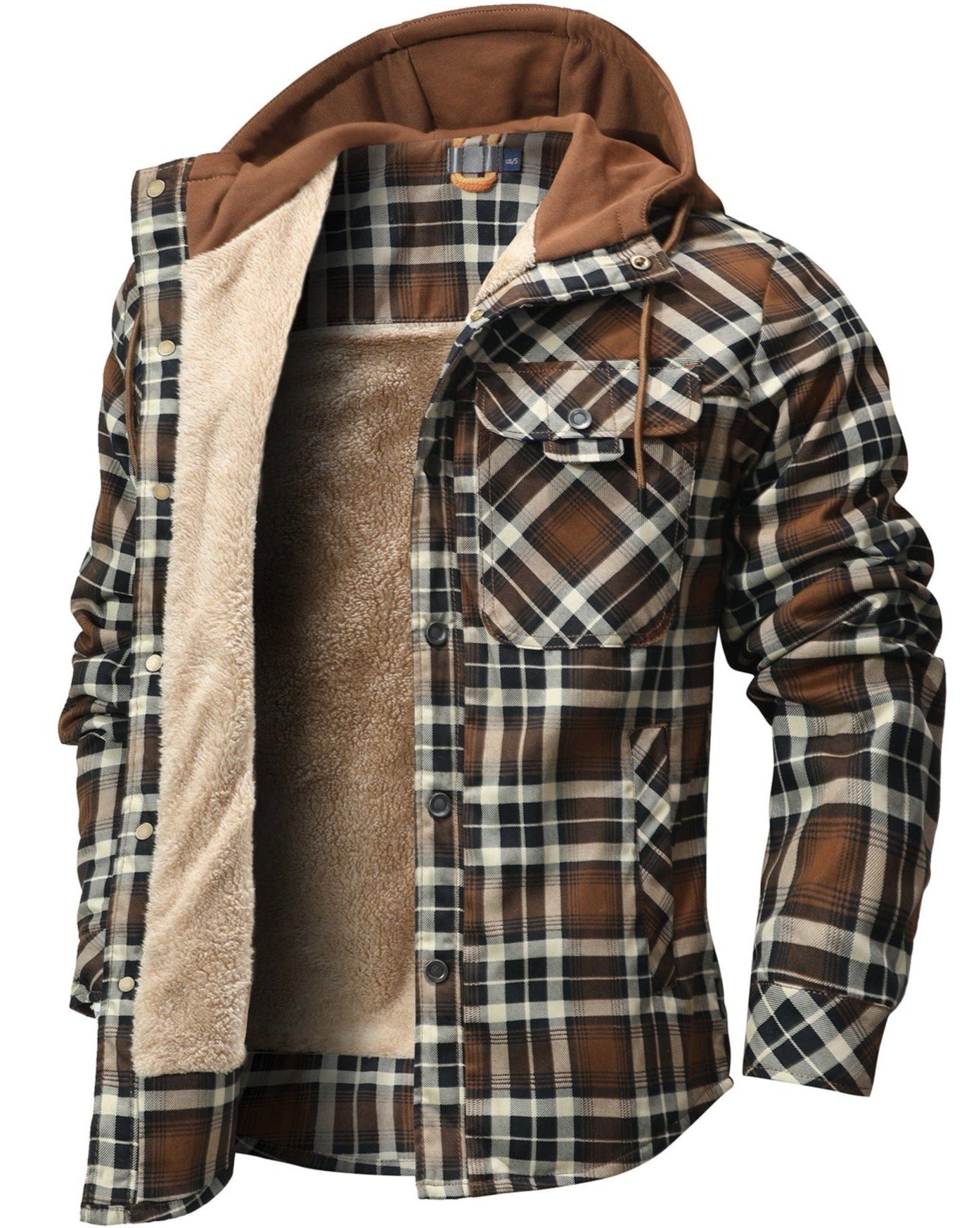 Haiden | Hooded Flannel Jacket