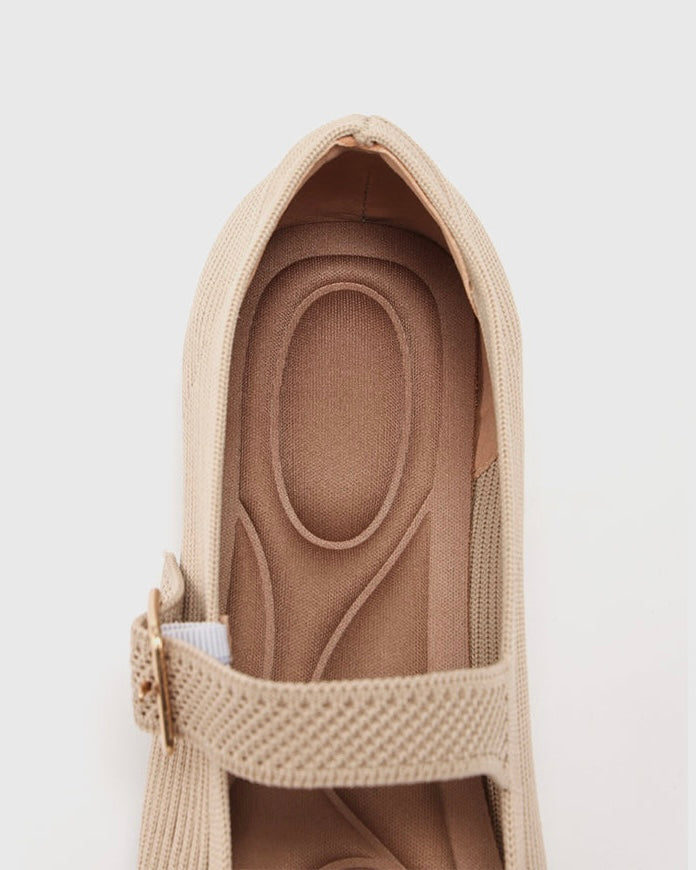 Mary-Jane Flats Toe