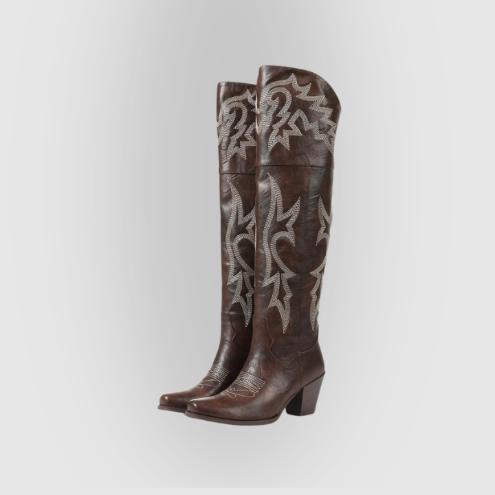 Amelia | Timeless Over-the-Knee Western Boots
