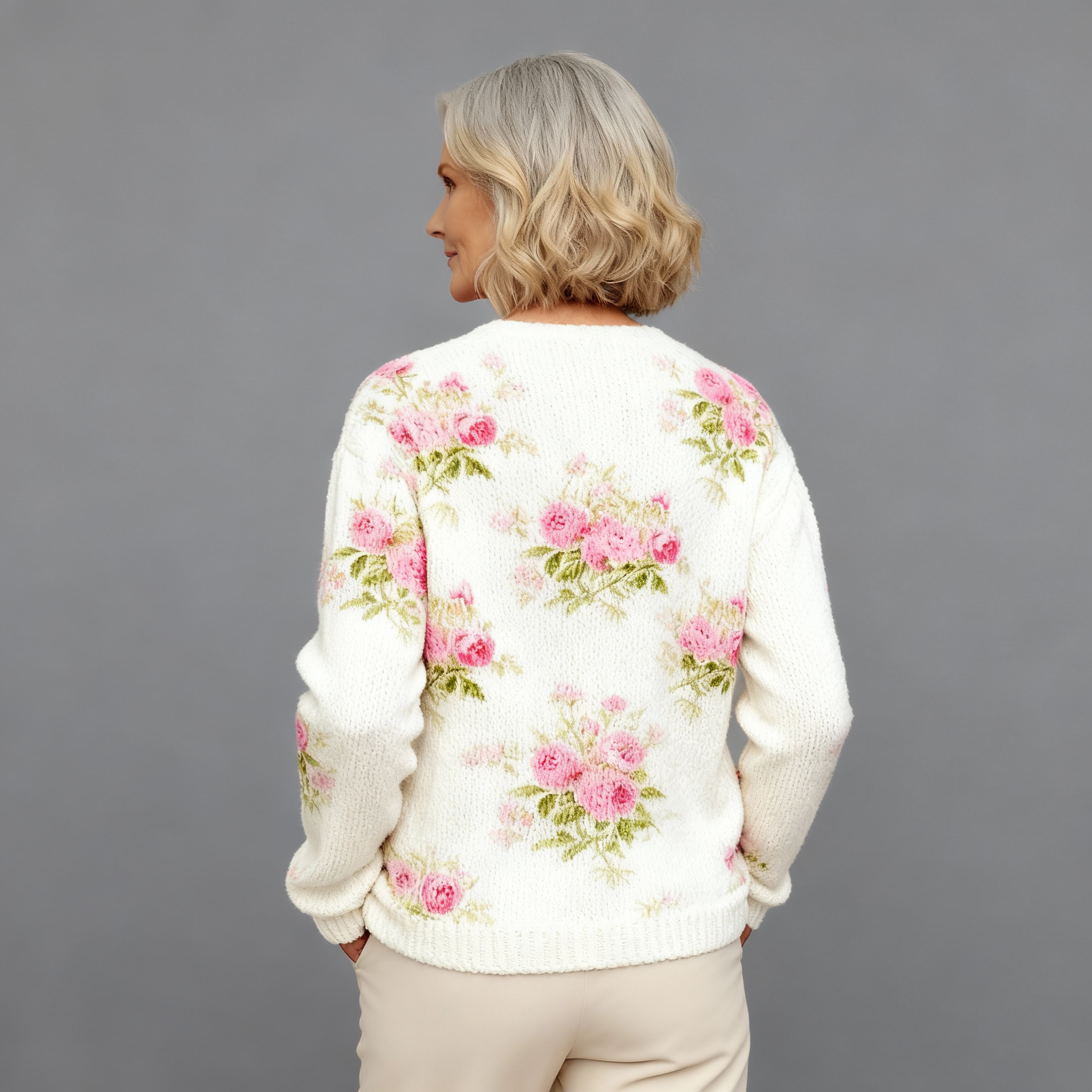 Jessie | Flower Art Cardigan