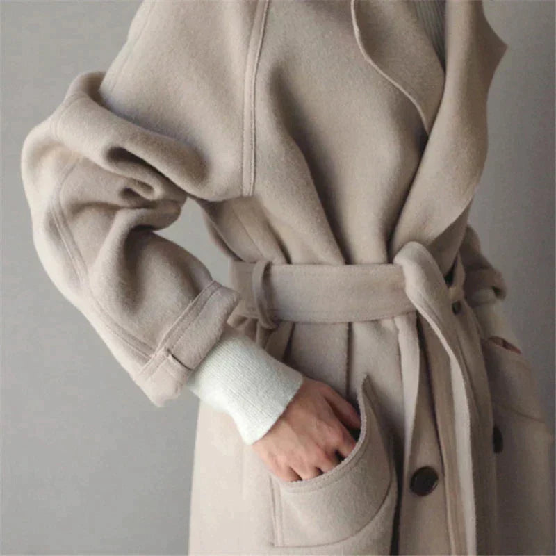 Elowen | Elegant Long Winter Coat for Women