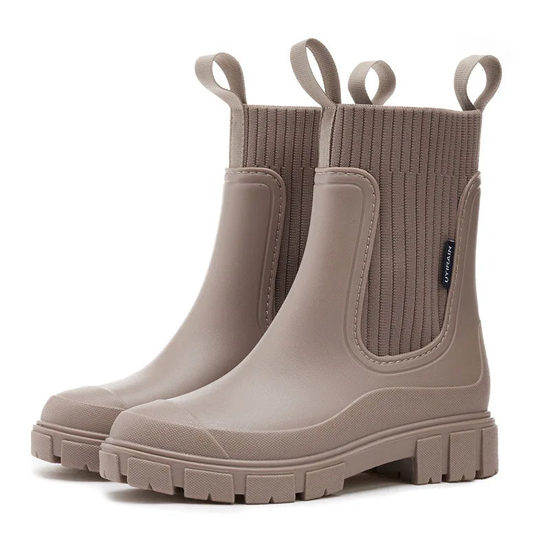 AYLA Water-resistant Boots - Brown