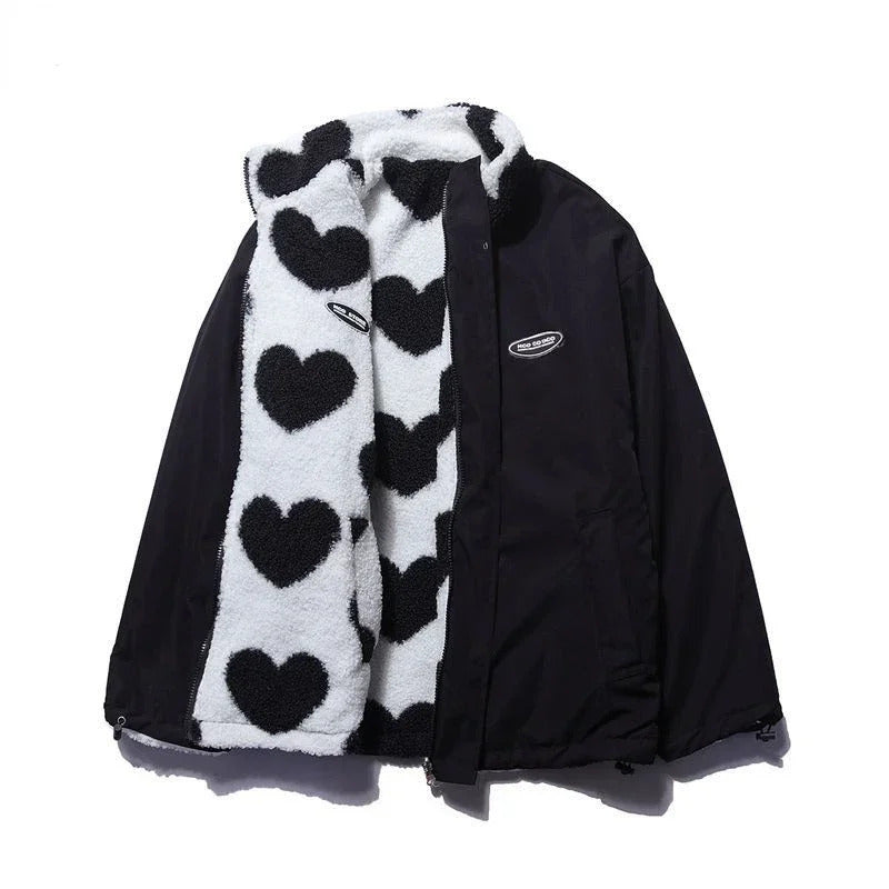 Ava | Reversible Heart Jacket