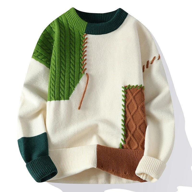 Charlie | Stylish Patchwork Vanguard Sweater